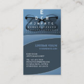 Optique avec Carte de visite de nomination (Devant)