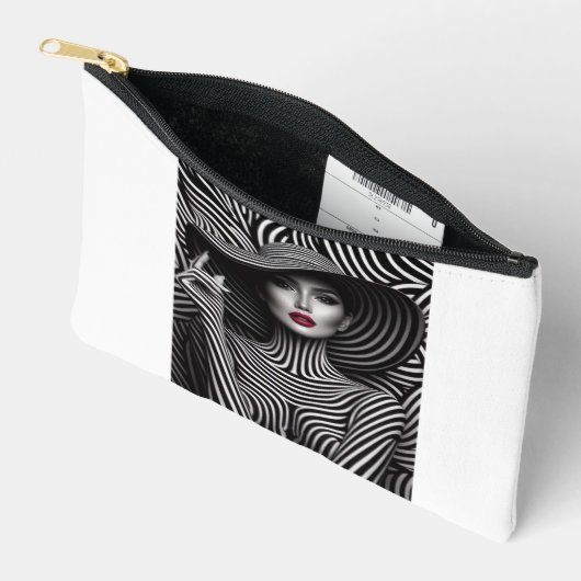 "Optique Illusion Chic - Sac Cosmétique Gras (Ouvrir)