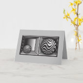 Optique via Formes Carte de voeux (Fleur jaune)