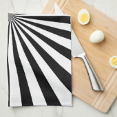 Optisch ontwerp van het draaiende wiel met zonnebr theedoek (Quarter Fold)