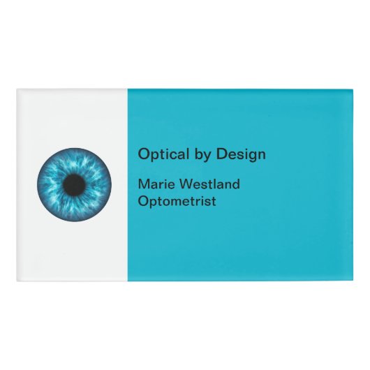 Optisch thema Naam Opticien-personeel Naambadge (Voorkant)