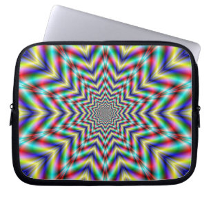 Optisch uitdagende Star-laptophoes Laptop Sleeve