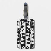 Optisch-violinverlichting Bagagelabel (Achterkant verticaal)