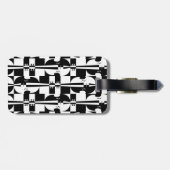 Optisch-violinverlichting Bagagelabel (Achterkant horizontaal)