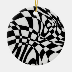 Optische #1a door Michael Moffa Keramisch Ornament