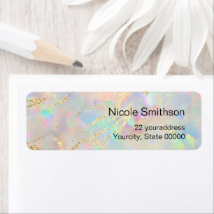 optische achtergrondlabels etiket