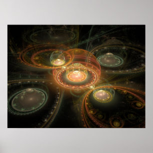 Optische artikel 3D Grand Julian Fractal 06 Poster