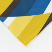 Optische bewegingsillusie achtergrond Geel Fleece Deken (Hoek)