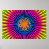 OPTISCHE HYPNO-SCHIJFRECTANGULAR POSTER (Voorkant)