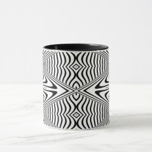 Optische Illusie 13 Abstract Design Mok