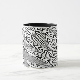Optische Illusie 14 Abstract Ontwerp Mok
