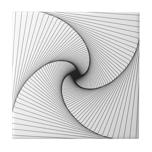 Optische illusie #1 tegeltje (Voorkant)