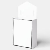 Optische illusie 2D Comic Style Hartelijk dank Bedankdoosjes (Geopend)