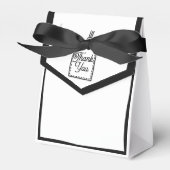 Optische illusie 2D Comic Style Hartelijk dank Bedankdoosjes (Voorkant Zijde)