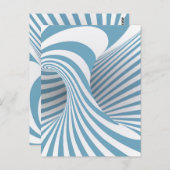 Optische illusie 3 briefkaart (Voorkant / Achterkant)