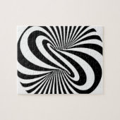 Optische illusie 3D spiraal Legpuzzel (Horizontaal)