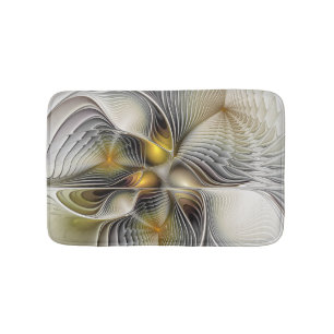 Optische Illusie Abstract 3D Fractal Met Diepte Badmat