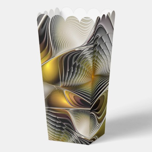 Optische Illusie Abstract 3D Fractal Met Diepte Bedankdoosjes (Voorkant)