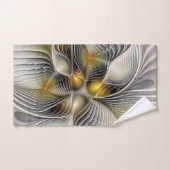 Optische illusie Abstracte 3D fractal met diepte Bad Handdoek (Handdoek)