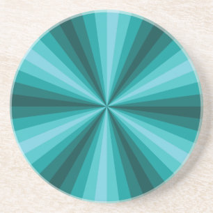 Optische Illusie Aqua Onderzetter