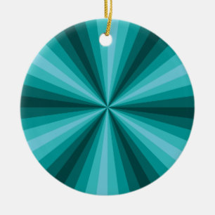 Optische illusie Aqua Ornament