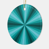 Optische illusie Aqua Ornament (Links)