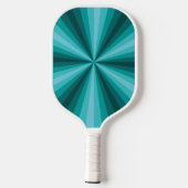 Optische Illusie Aqua Pickleball Paddle (Achterkant)