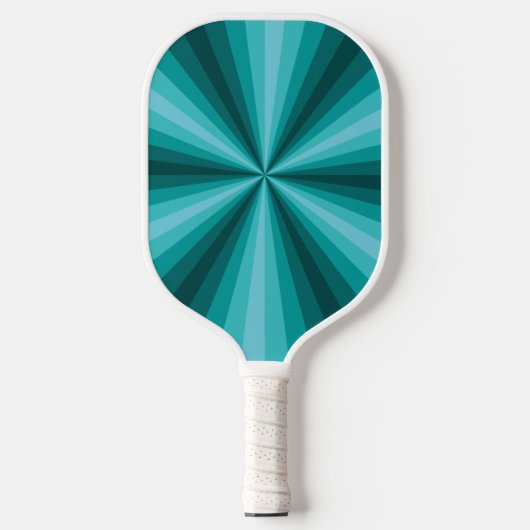 Optische Illusie Aqua Pickleball Paddle (Voorkant)