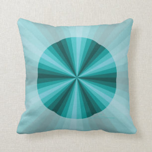 Optische illusie Aqua Pillow Kussen