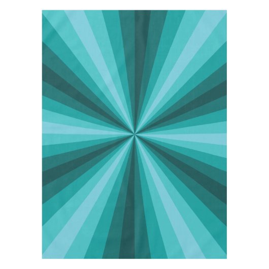 Optische Illusie Aqua Tafelkleed (Voorkant)