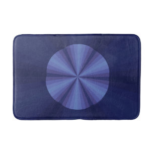 Optische Illusie Blauwe Badmat
