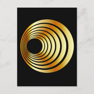 optische illusie briefkaart
