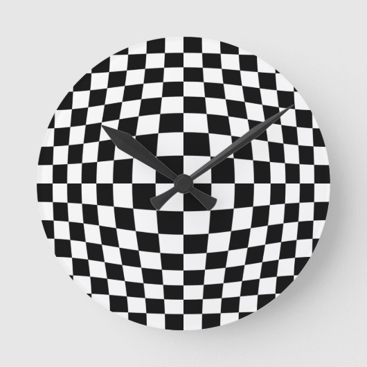 Optische illusie controlebord ronde klok (Voorkant)