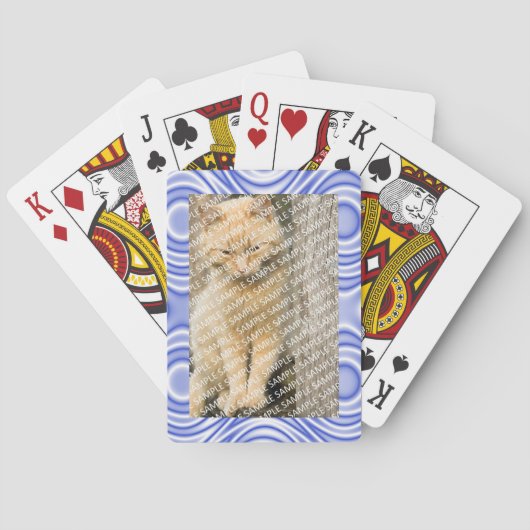 Optische illusie Creëer uw eigen Sjabloon met cade Pokerkaarten (Achterkant)