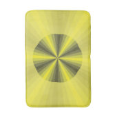 Optische illusie Geel Bath Mat (Voorkant Verticaal)