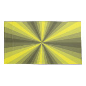Optische Illusie Gele Kussensloop (Achterkant)