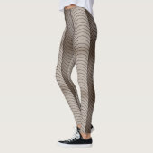 optische illusie geometrische kunstbuizen leggings (Links)