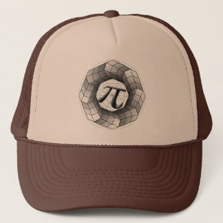Optische Illusie Geometrische Pi Symbool π Trucker Trucker Pet