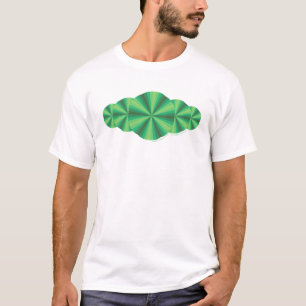 Optische Illusie Groene Kinderen en Baby Donker Sh T-shirt