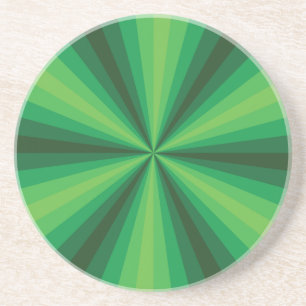 Optische Illusie Groene Onderzetter