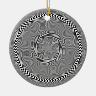 Optische Illusie - Hypnose gemakkelijk gemaakt Keramisch Ornament