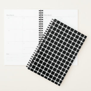 Optische illusie ontwerp zwarte Stippen verdwijnt Planner