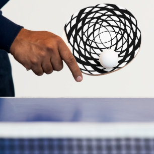 Optische illusie Ping Pong Paddle Tafeltennisbatje