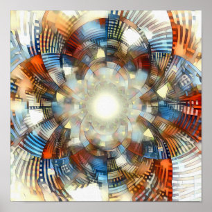 Optische illusie poster