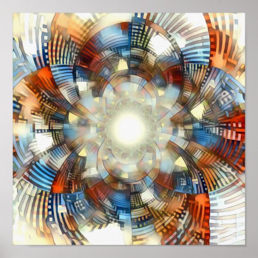 Optische illusie poster (Voorkant)