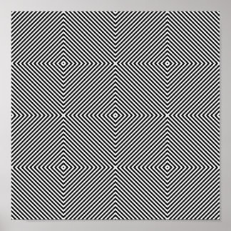 Optische illusie poster
