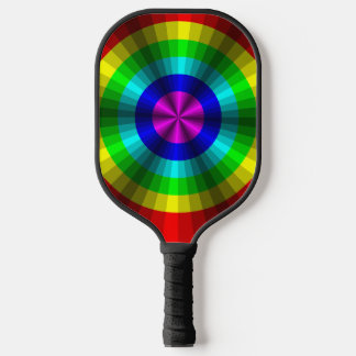 Optische Illusie Regenboog Pickleball Paddle