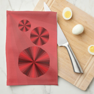 Optische Illusie Rode Handdoek