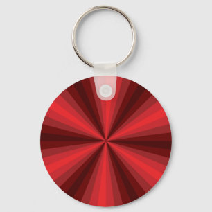 Optische Illusie Rode Sleutelhanger