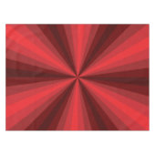 Optische illusie rode tablet tafelkleed (Voorkant (Horizontaal))